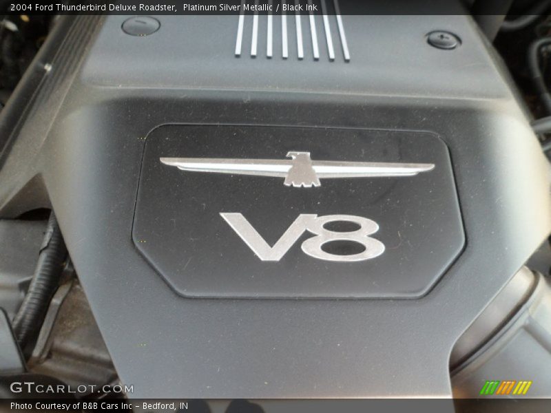 Platinum Silver Metallic / Black Ink 2004 Ford Thunderbird Deluxe Roadster