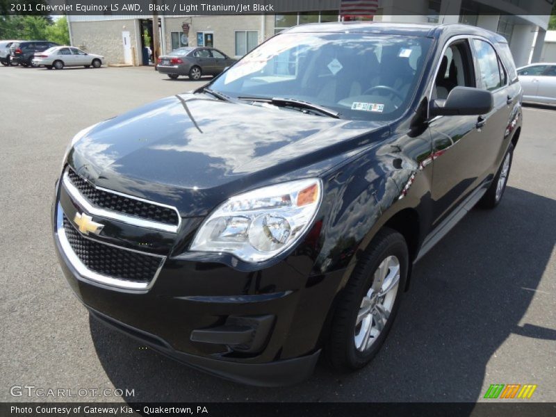 Black / Light Titanium/Jet Black 2011 Chevrolet Equinox LS AWD