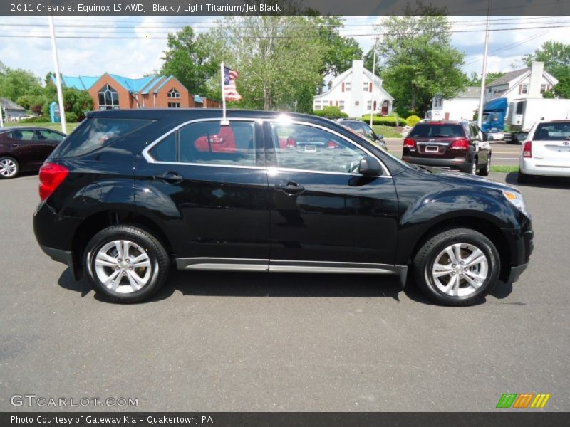 Black / Light Titanium/Jet Black 2011 Chevrolet Equinox LS AWD