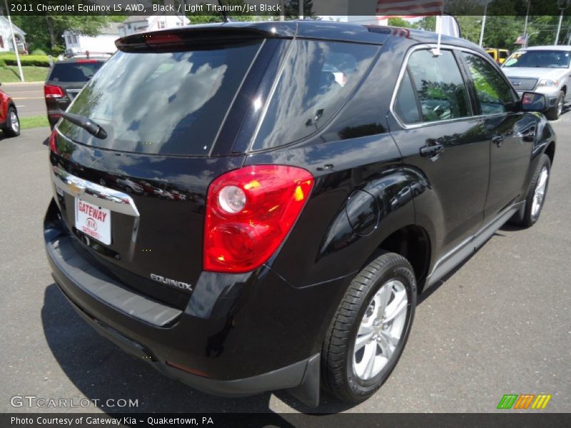 Black / Light Titanium/Jet Black 2011 Chevrolet Equinox LS AWD