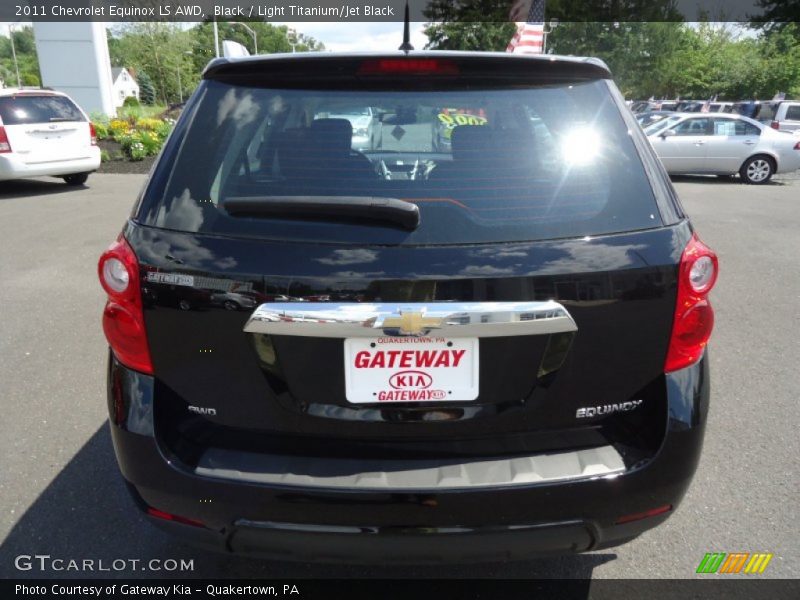 Black / Light Titanium/Jet Black 2011 Chevrolet Equinox LS AWD