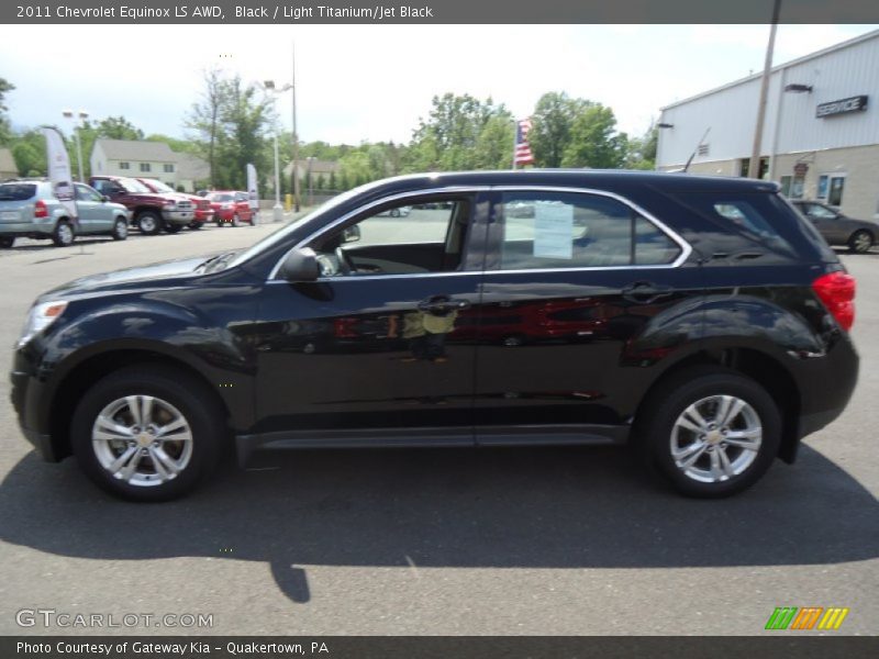Black / Light Titanium/Jet Black 2011 Chevrolet Equinox LS AWD