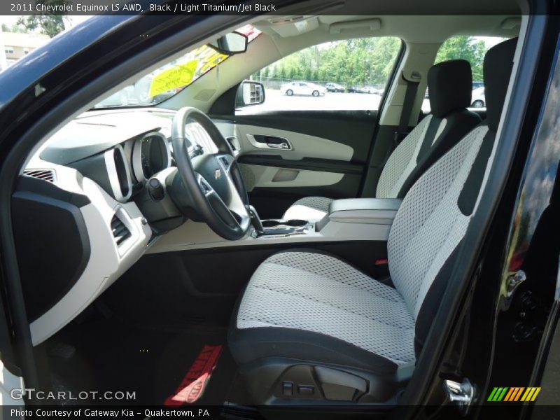 Black / Light Titanium/Jet Black 2011 Chevrolet Equinox LS AWD