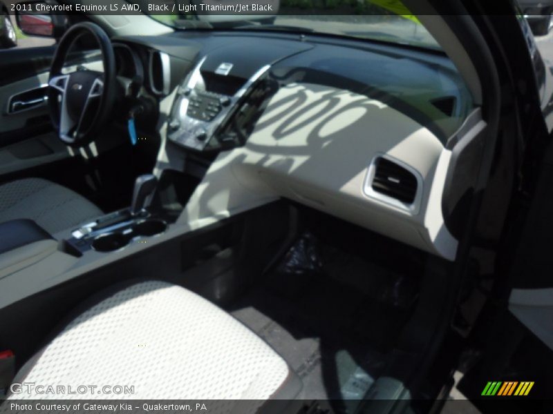 Black / Light Titanium/Jet Black 2011 Chevrolet Equinox LS AWD