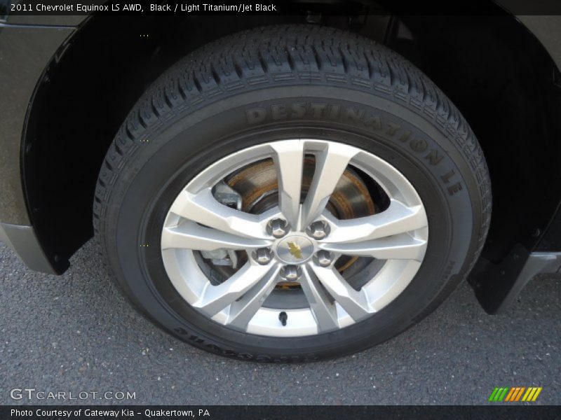 Black / Light Titanium/Jet Black 2011 Chevrolet Equinox LS AWD