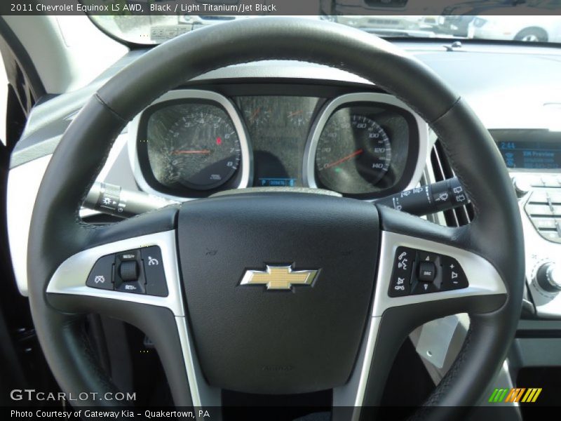 Black / Light Titanium/Jet Black 2011 Chevrolet Equinox LS AWD