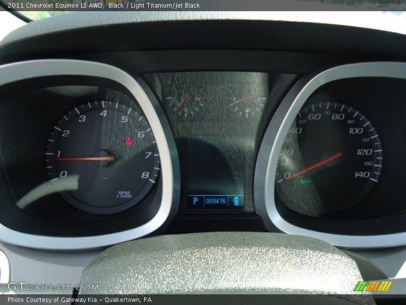 Black / Light Titanium/Jet Black 2011 Chevrolet Equinox LS AWD