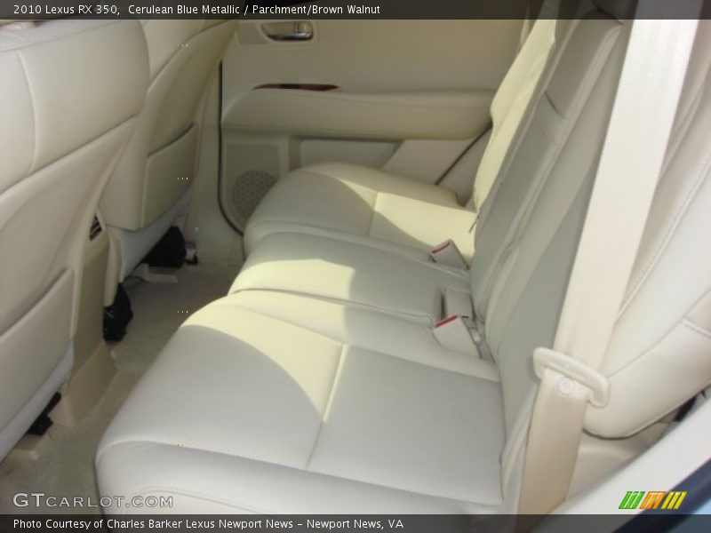 Cerulean Blue Metallic / Parchment/Brown Walnut 2010 Lexus RX 350