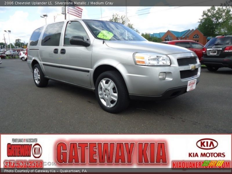 Silverstone Metallic / Medium Gray 2006 Chevrolet Uplander LS
