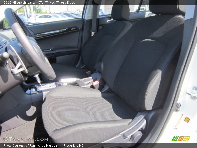 Wicked White / Black 2012 Mitsubishi Lancer GT