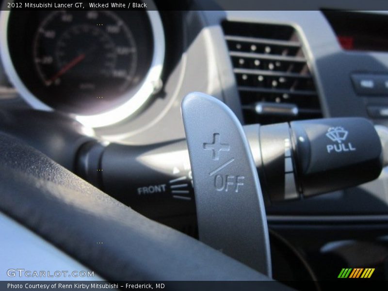 Wicked White / Black 2012 Mitsubishi Lancer GT