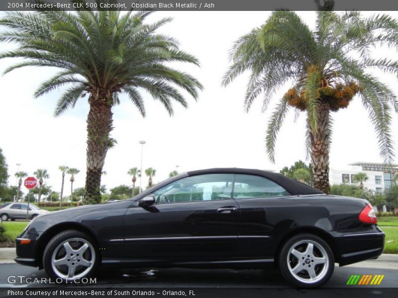  2004 CLK 500 Cabriolet Obsidian Black Metallic