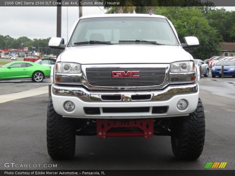 Summit White / Neutral 2006 GMC Sierra 1500 SLT Crew Cab 4x4