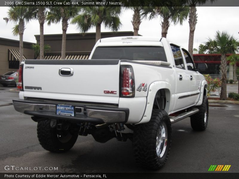 Summit White / Neutral 2006 GMC Sierra 1500 SLT Crew Cab 4x4