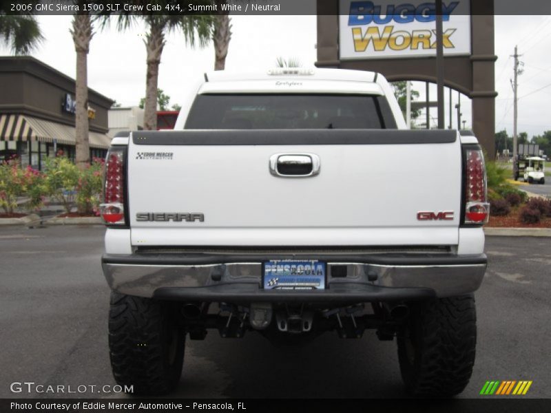 Summit White / Neutral 2006 GMC Sierra 1500 SLT Crew Cab 4x4