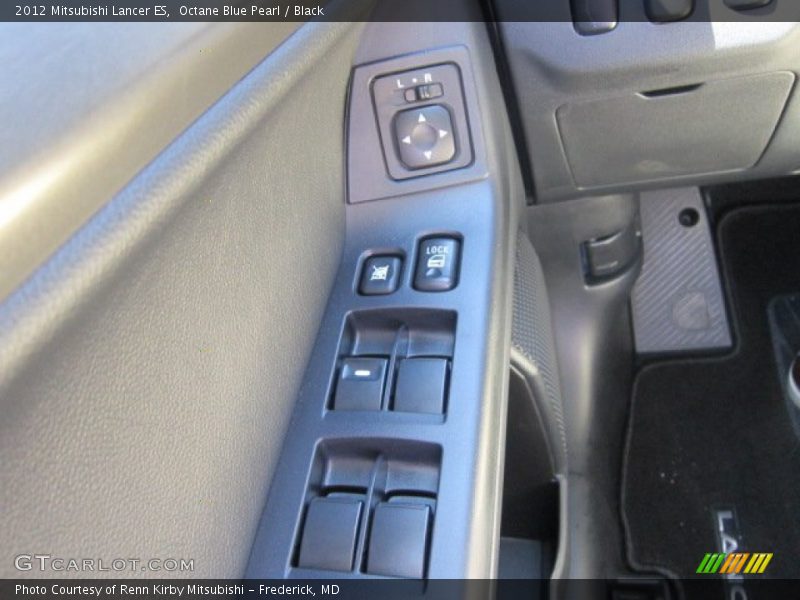 Octane Blue Pearl / Black 2012 Mitsubishi Lancer ES