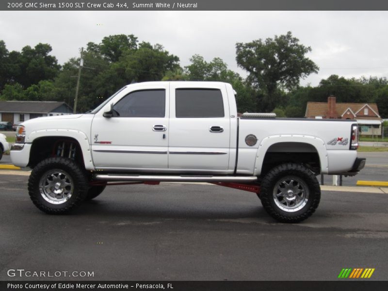 Summit White / Neutral 2006 GMC Sierra 1500 SLT Crew Cab 4x4