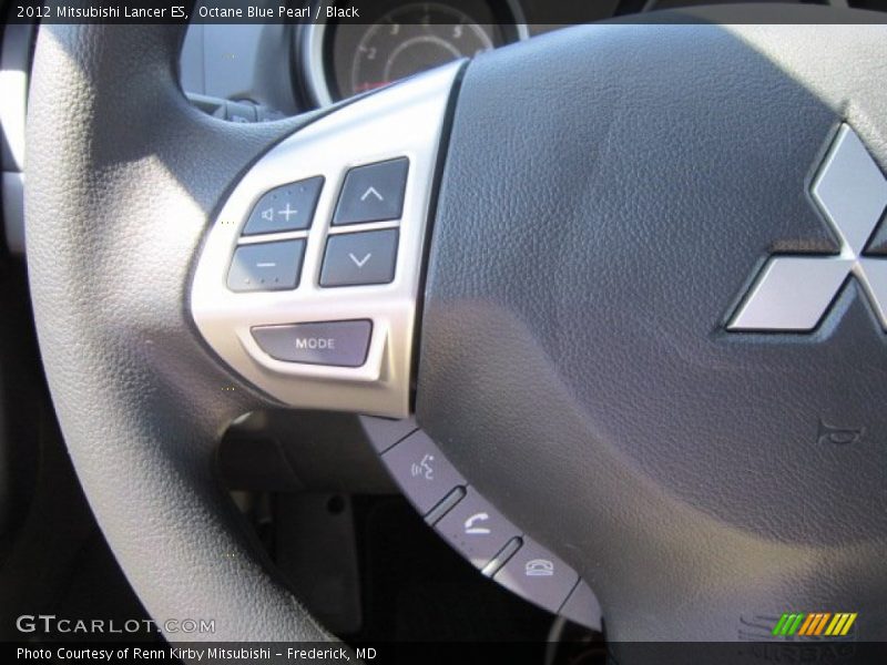 Octane Blue Pearl / Black 2012 Mitsubishi Lancer ES