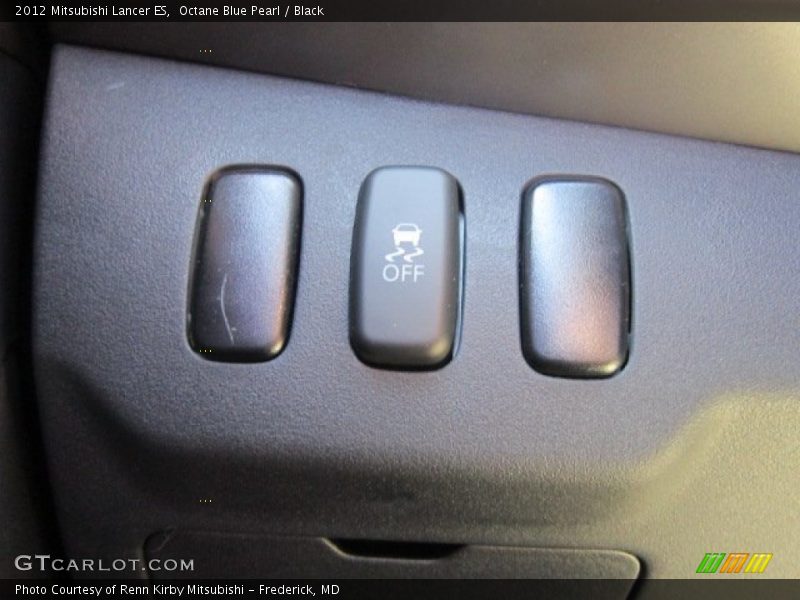 Octane Blue Pearl / Black 2012 Mitsubishi Lancer ES