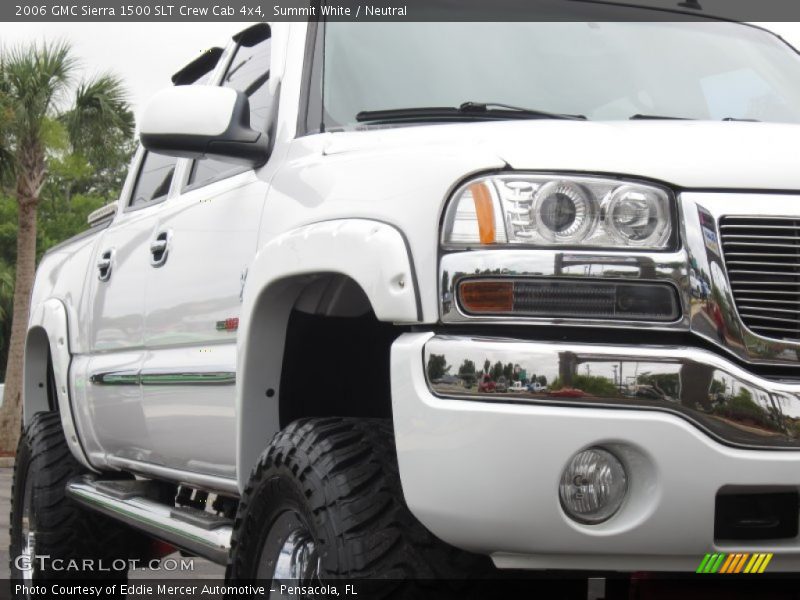Summit White / Neutral 2006 GMC Sierra 1500 SLT Crew Cab 4x4