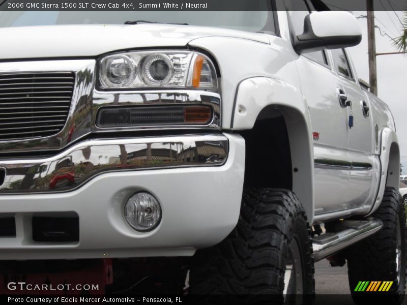 Summit White / Neutral 2006 GMC Sierra 1500 SLT Crew Cab 4x4