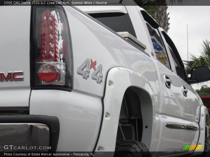 Summit White / Neutral 2006 GMC Sierra 1500 SLT Crew Cab 4x4