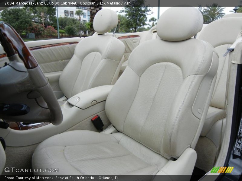 Front Seat of 2004 CLK 500 Cabriolet