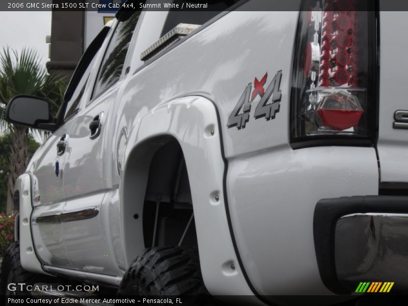 Summit White / Neutral 2006 GMC Sierra 1500 SLT Crew Cab 4x4