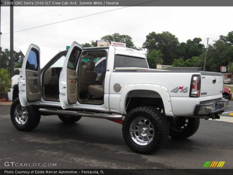 Summit White / Neutral 2006 GMC Sierra 1500 SLT Crew Cab 4x4