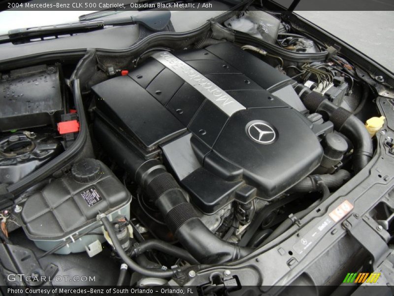  2004 CLK 500 Cabriolet Engine - 5.0 Liter SOHC 24-Valve V8