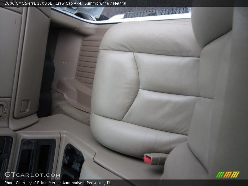 Summit White / Neutral 2006 GMC Sierra 1500 SLT Crew Cab 4x4