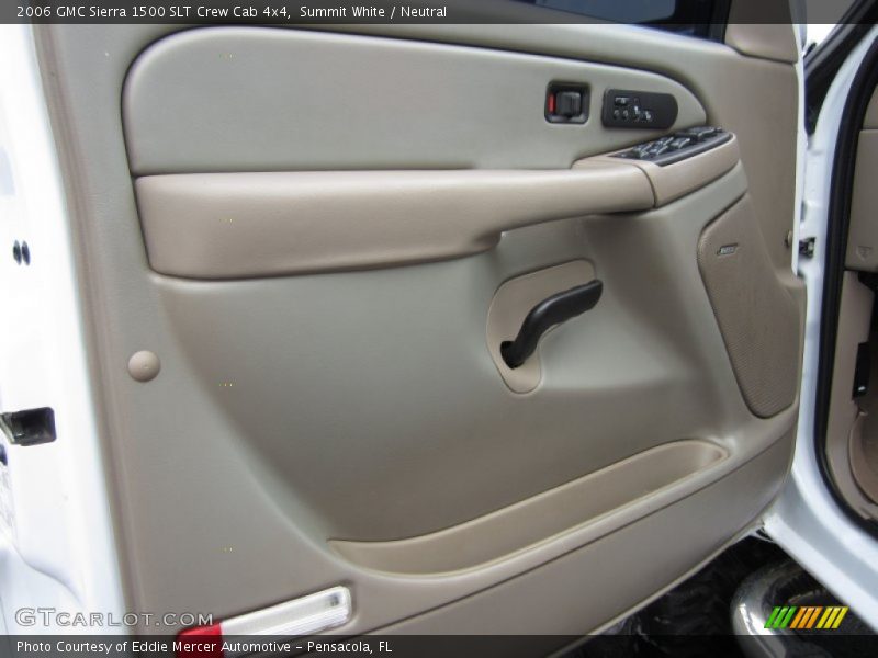 Summit White / Neutral 2006 GMC Sierra 1500 SLT Crew Cab 4x4