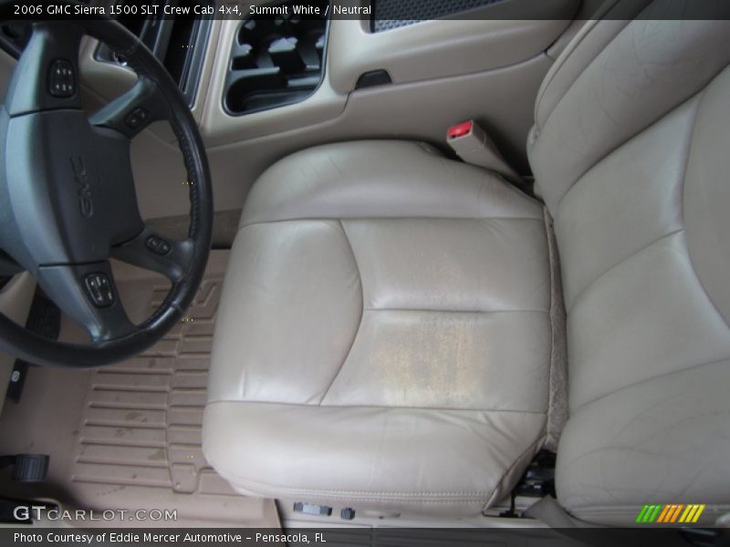 Summit White / Neutral 2006 GMC Sierra 1500 SLT Crew Cab 4x4