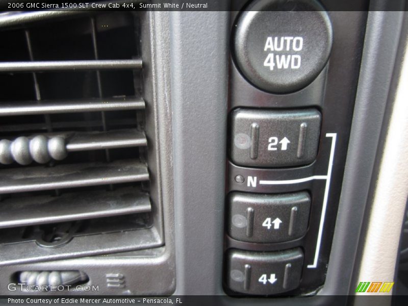Controls of 2006 Sierra 1500 SLT Crew Cab 4x4