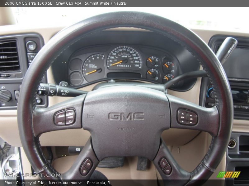 Summit White / Neutral 2006 GMC Sierra 1500 SLT Crew Cab 4x4