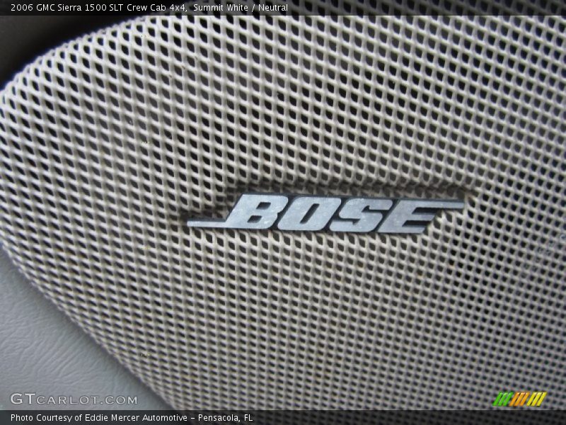 Summit White / Neutral 2006 GMC Sierra 1500 SLT Crew Cab 4x4