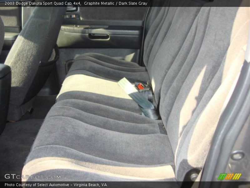 Graphite Metallic / Dark Slate Gray 2003 Dodge Dakota Sport Quad Cab 4x4