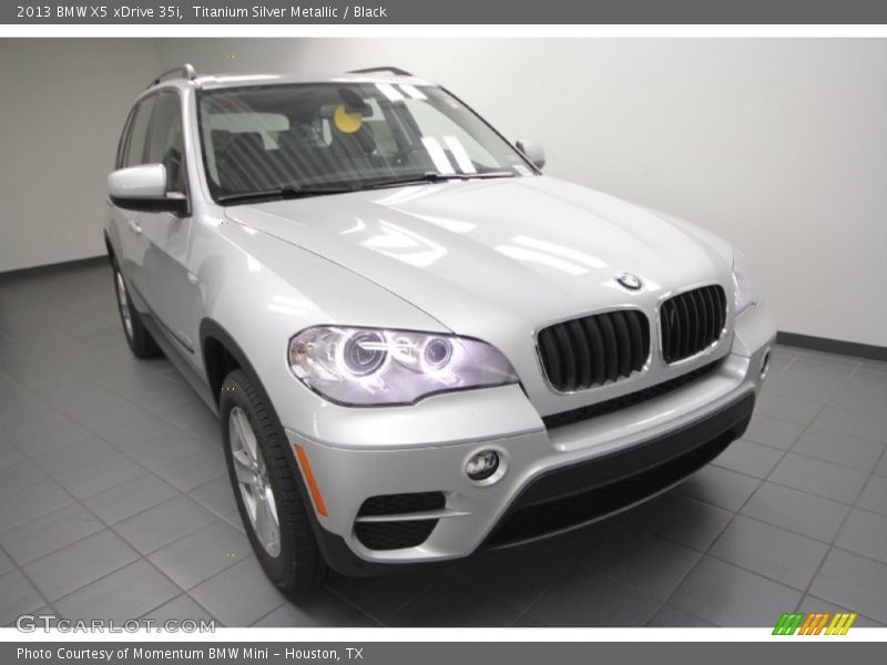 Titanium Silver Metallic / Black 2013 BMW X5 xDrive 35i