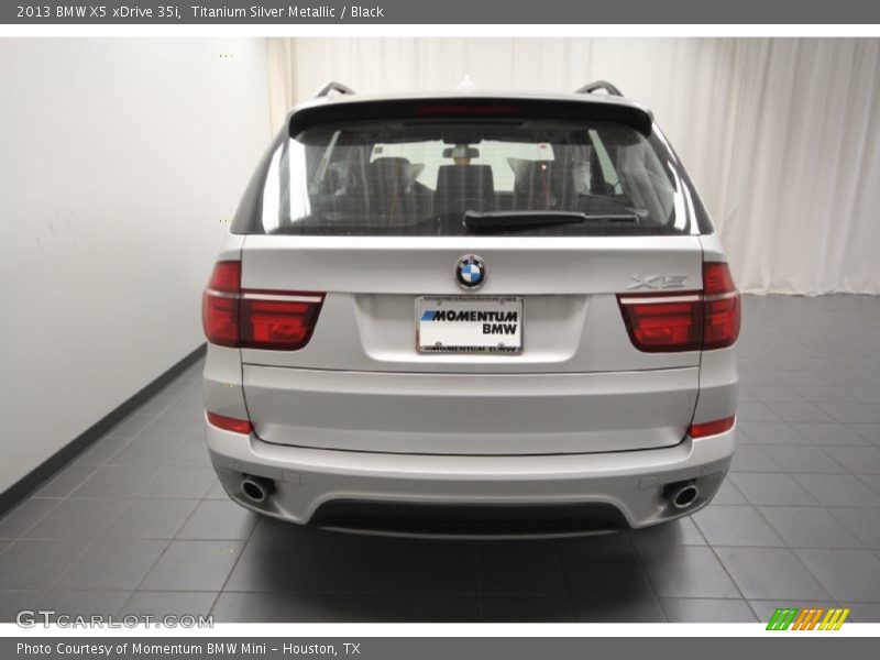 Titanium Silver Metallic / Black 2013 BMW X5 xDrive 35i