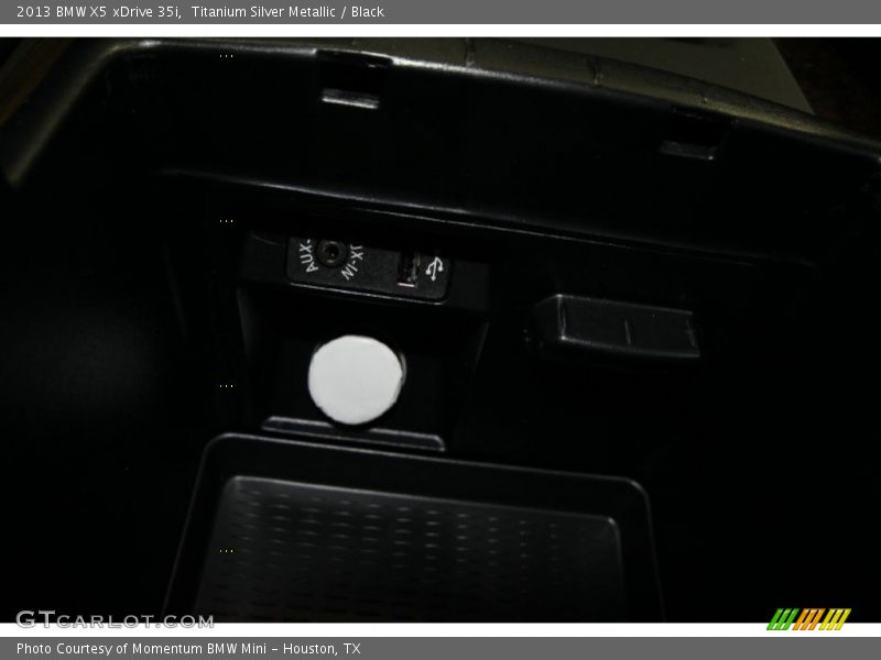 Titanium Silver Metallic / Black 2013 BMW X5 xDrive 35i