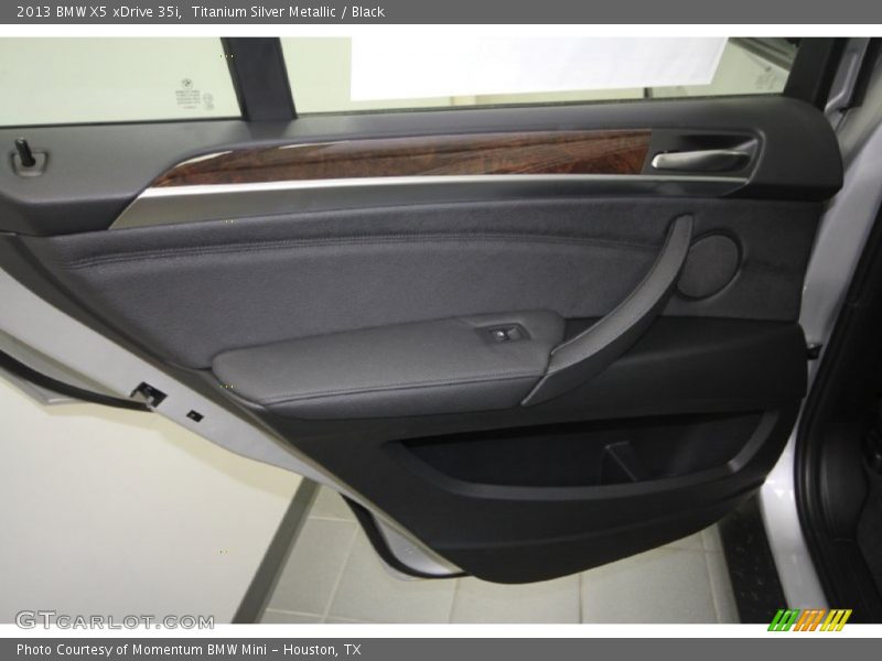 Titanium Silver Metallic / Black 2013 BMW X5 xDrive 35i