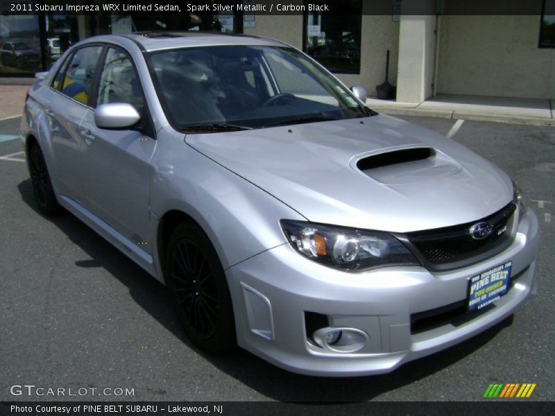 Spark Silver Metallic / Carbon Black 2011 Subaru Impreza WRX Limited Sedan