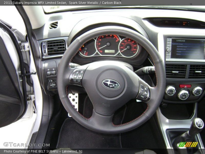 Spark Silver Metallic / Carbon Black 2011 Subaru Impreza WRX Limited Sedan