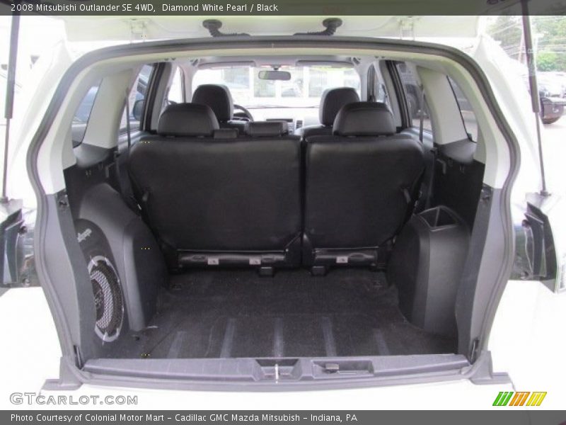 Diamond White Pearl / Black 2008 Mitsubishi Outlander SE 4WD