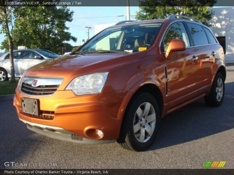 Sunburst Orange / Tan 2008 Saturn VUE XR