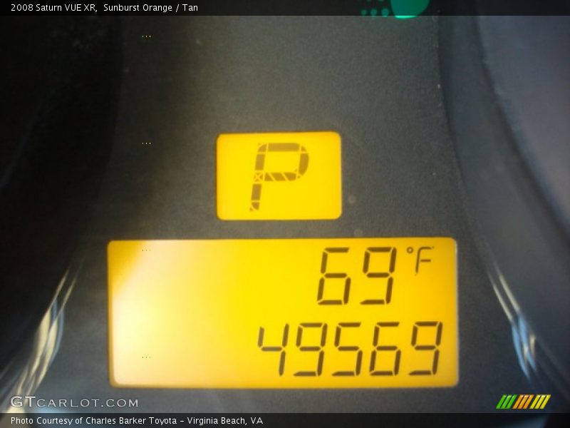 Sunburst Orange / Tan 2008 Saturn VUE XR