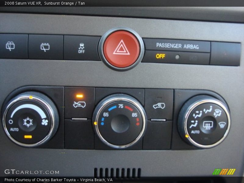 Controls of 2008 VUE XR