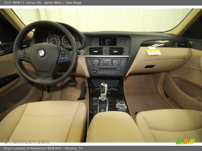 Alpine White / Sand Beige 2013 BMW X3 xDrive 28i