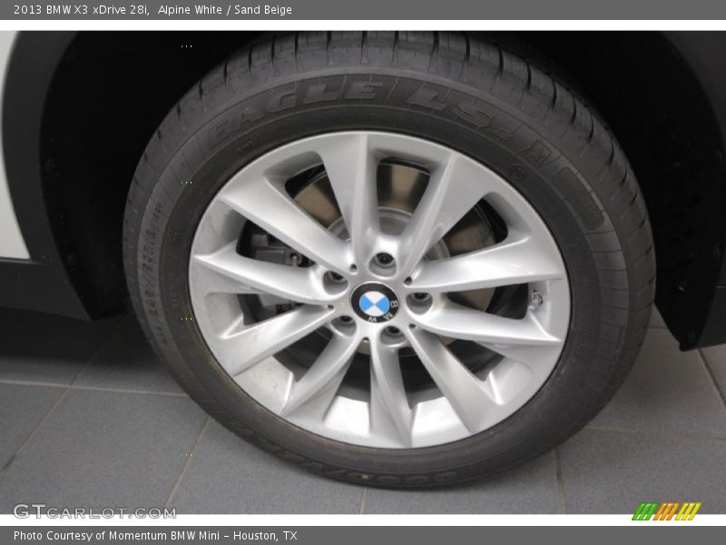 Alpine White / Sand Beige 2013 BMW X3 xDrive 28i
