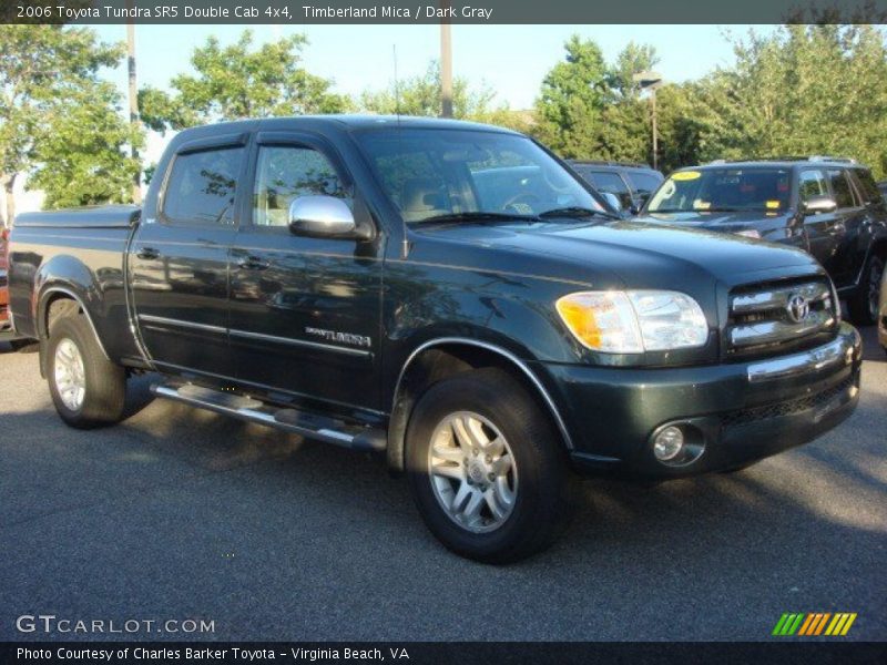 Timberland Mica / Dark Gray 2006 Toyota Tundra SR5 Double Cab 4x4